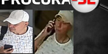 Polícia divulga imagens de suspeito de furtar transdutores de ultrassom em clínica de Aracaju