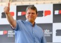 Tarcísio de Freitas declara apoio a Eduardo Amorim na disputa pelo Senado em Sergipe