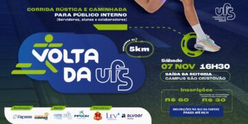 Volta da UFS 2026 terá corrida de 5 km e caminhada no Campus São Cristóvão